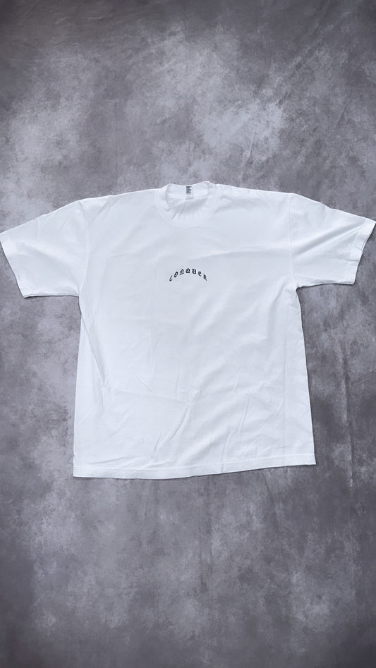 REVIVAL “ PREMIUM “ OVERSIZED TEE IN WHITE