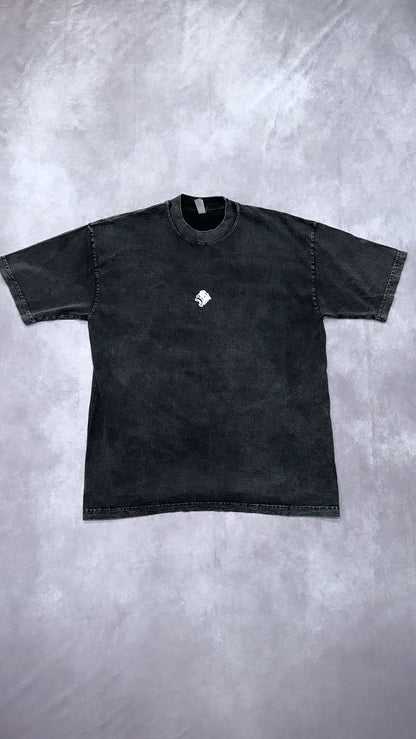 LOYALTY GORILLA “ PREMIUM “ OVERSIZED TEE IN WASHED BLACK