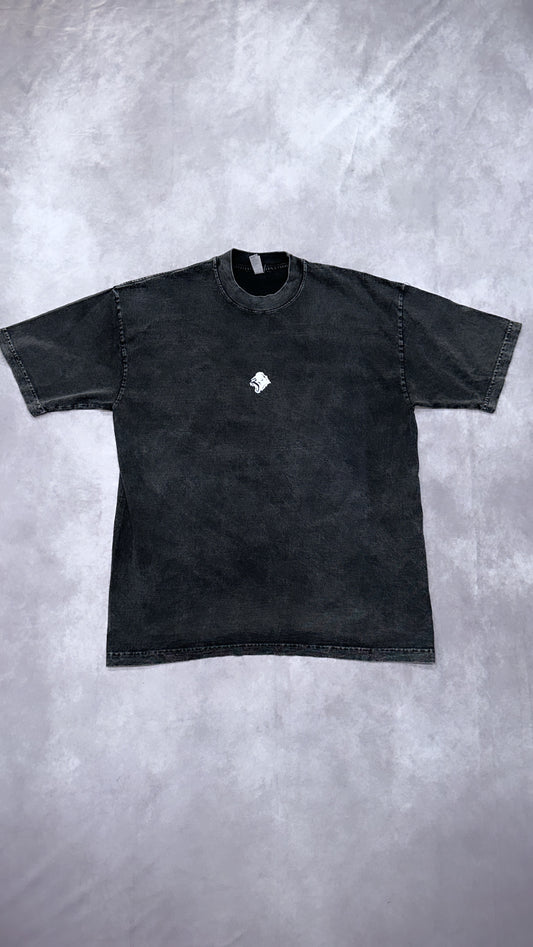 LOYALTY GORILLA “ PREMIUM “ OVERSIZED TEE IN WASHED BLACK