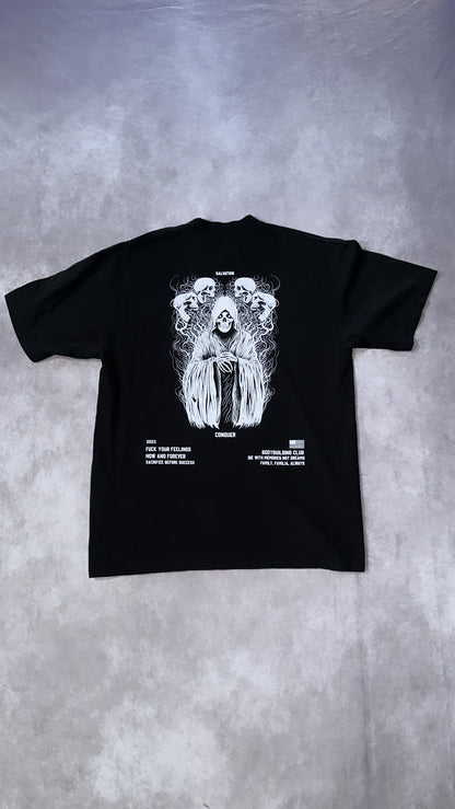 Reaper Oversized Tee in Black