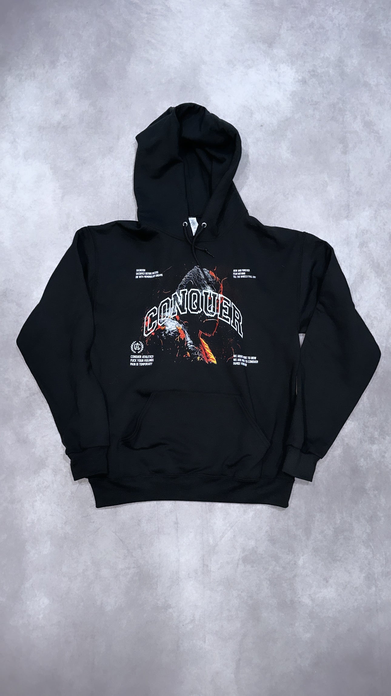 HOUSE OF GORILLAS "PREMIUM" OVERSIZED HOODIE IN BLACK