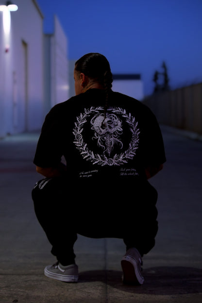 REVIVAL “ PREMIUM “ OVERSIZED TEE IN BLACK