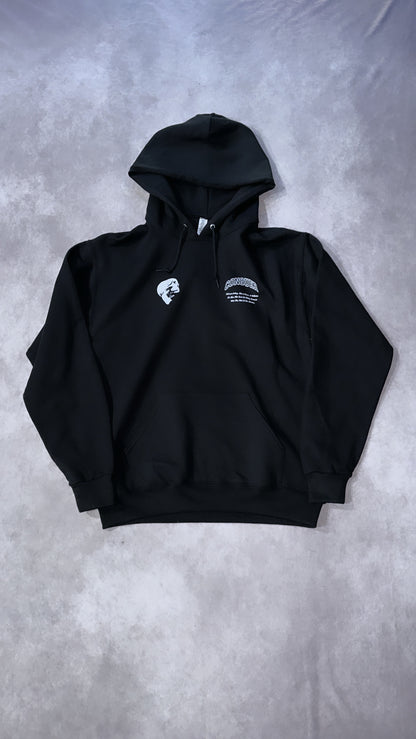 Reaper Oversized Hoodie in Black