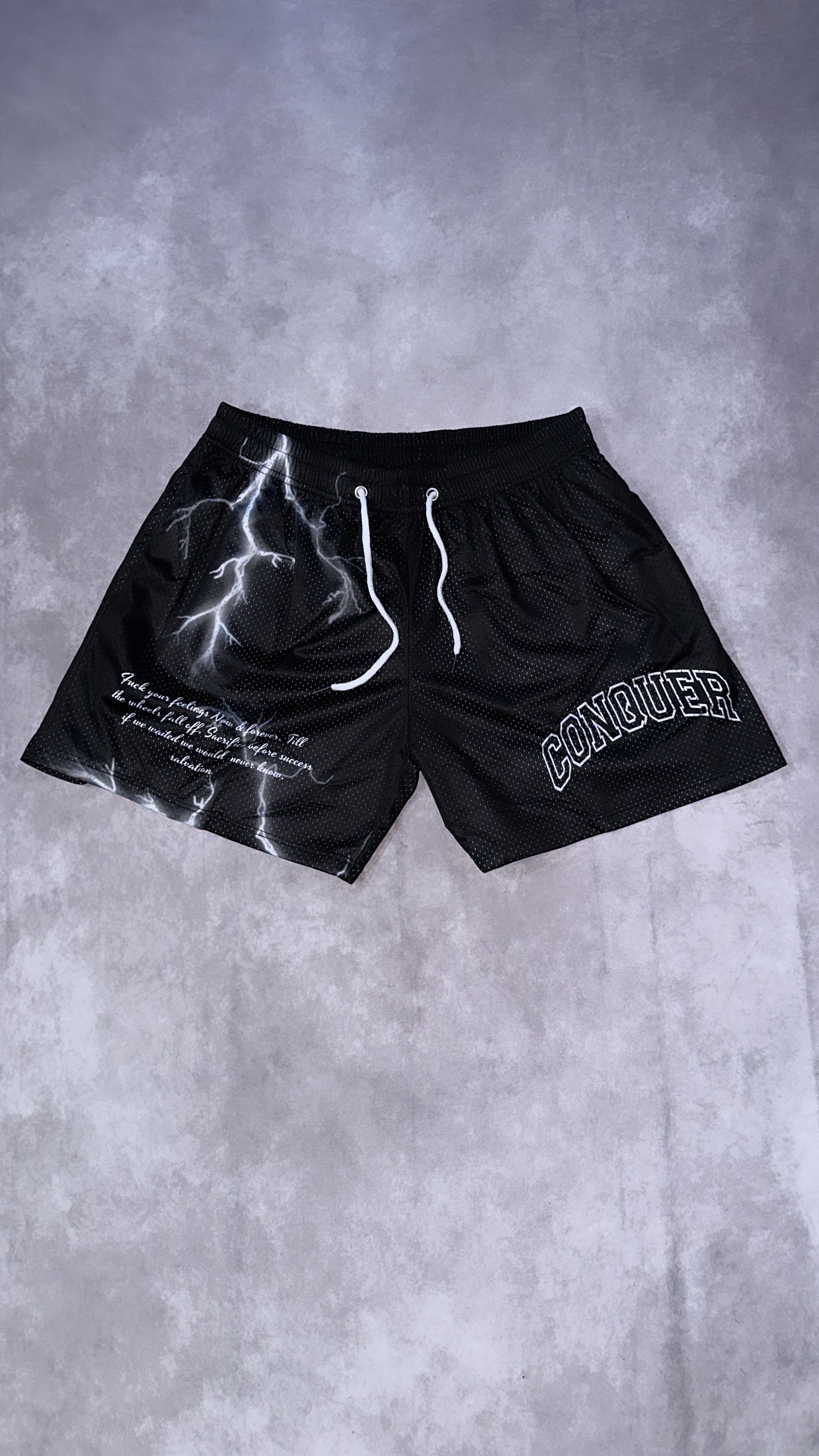 All the Energy Mesh Shorts In Black