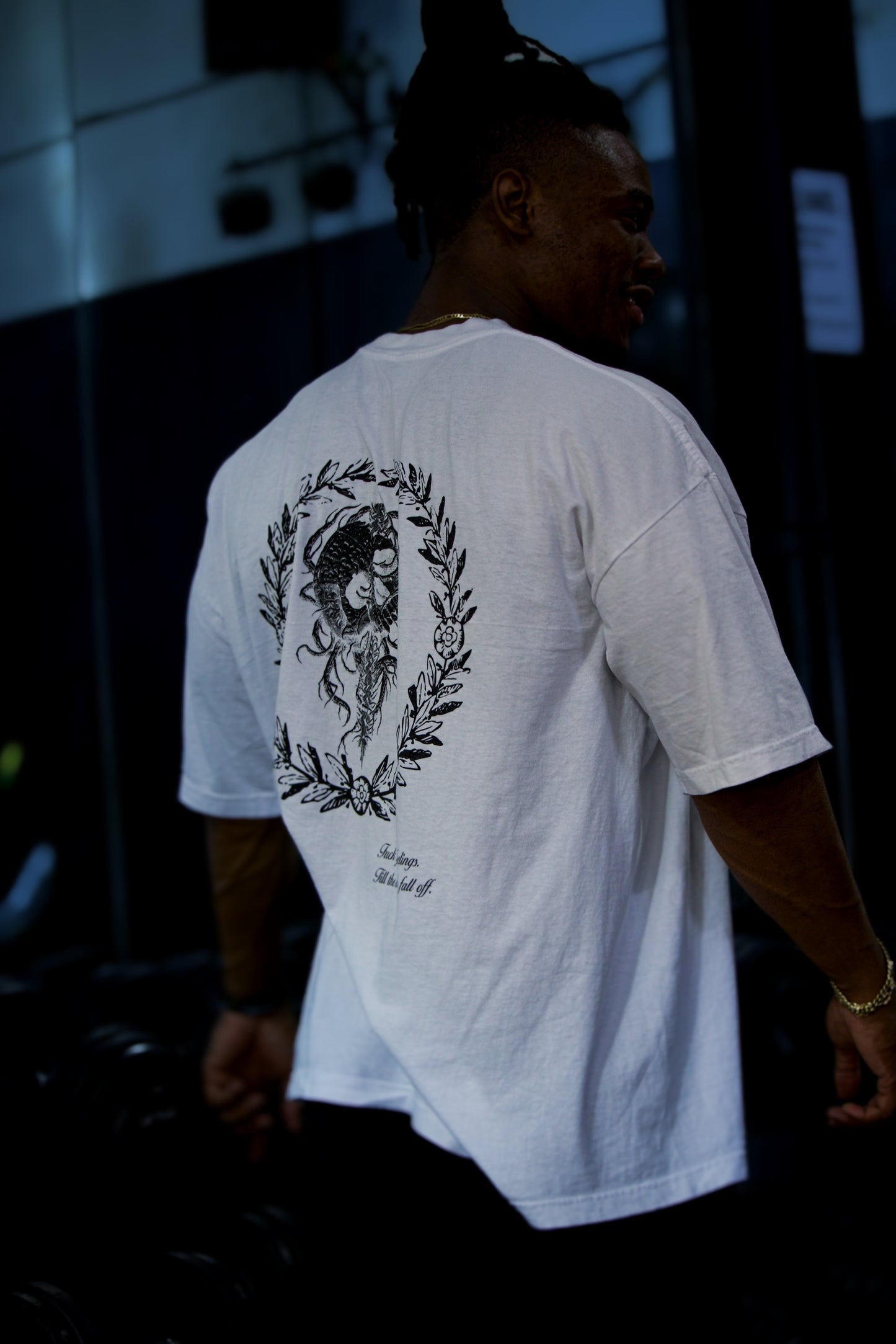 REVIVAL “ PREMIUM “ OVERSIZED TEE IN WHITE