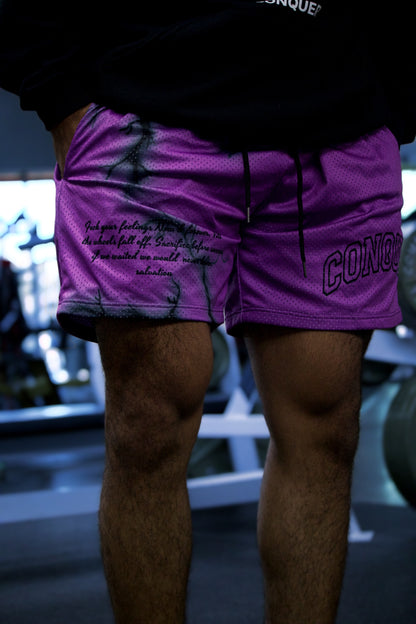 All the Energy Mesh Shorts In Purple