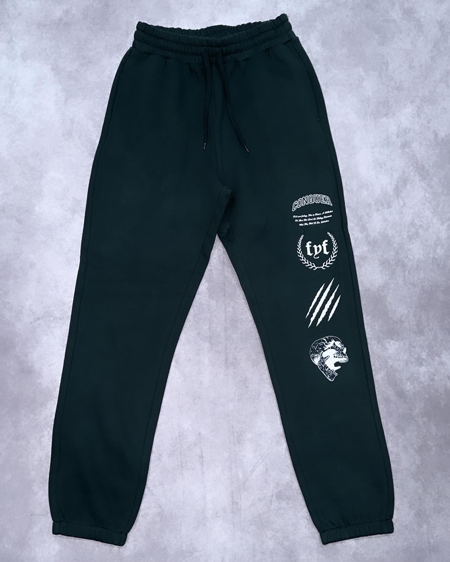 "LEAVE OUR MARK" Joggers in Forest Green