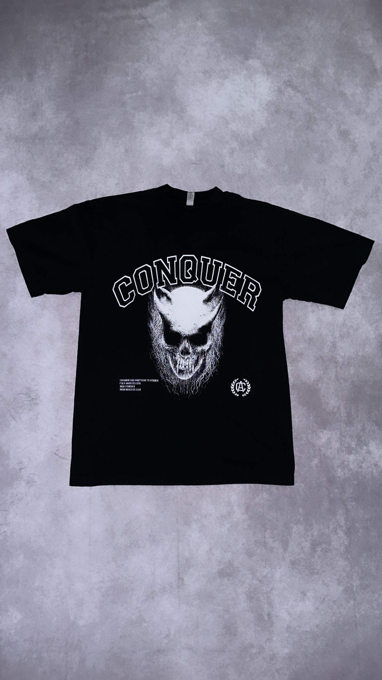 "DEMON" TEE OVERSIZED BLACK